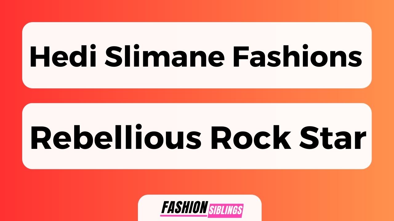 Hedi Slimane (Fashions Rebellious Rock Star)