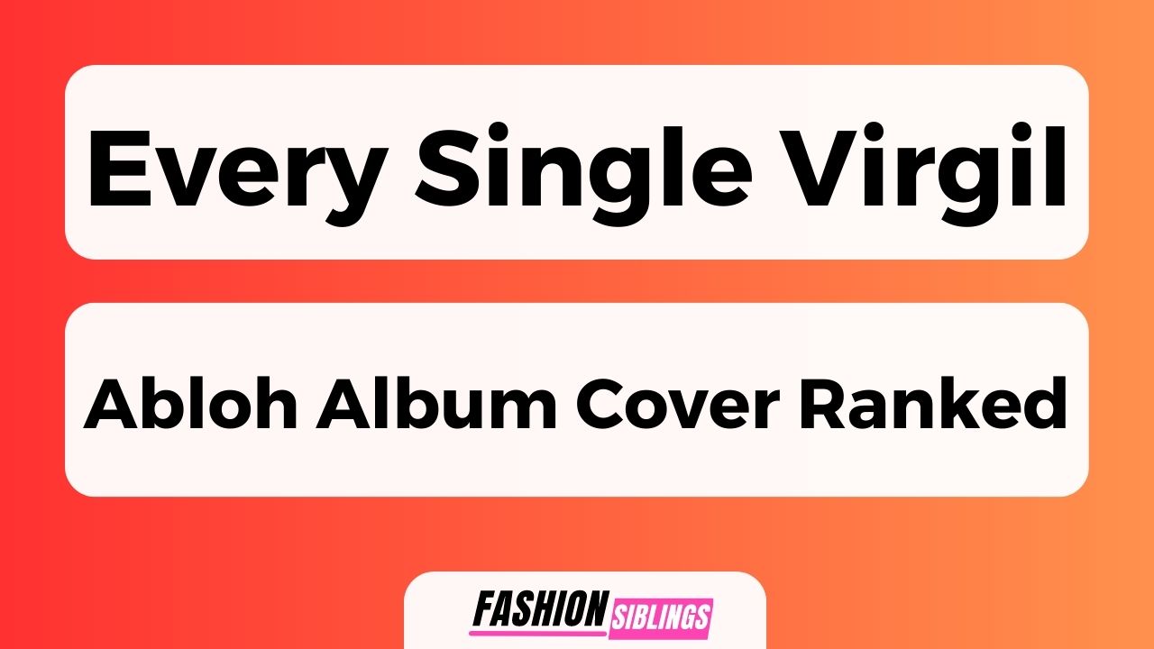 Every Single Virgil Abloh Album Cover Ranked